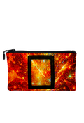 Inferno Burst Card Zipper Pouch