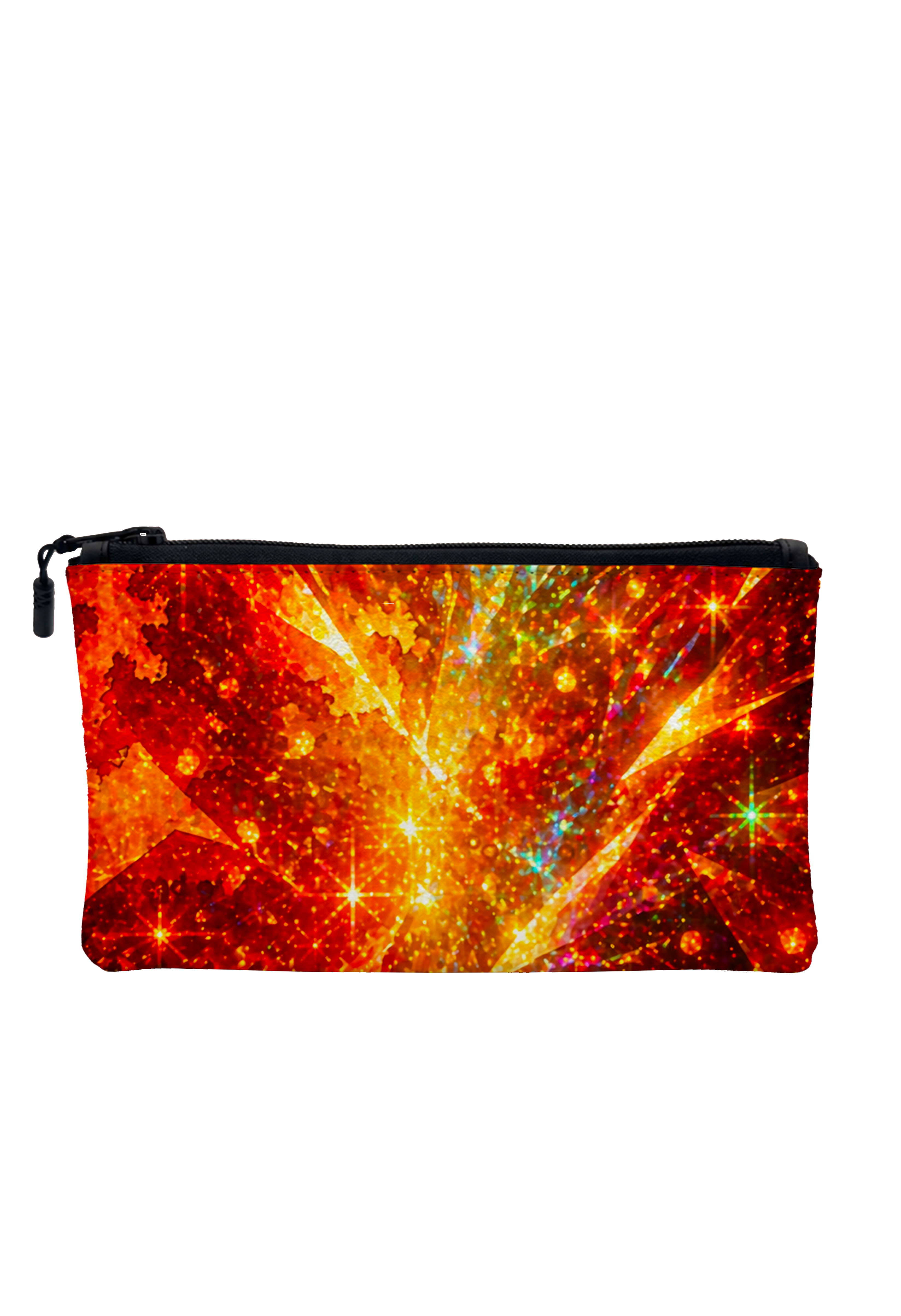 Inferno Burst Card Zipper Pouch
