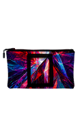 Neon Shard Card Zipper Pouch